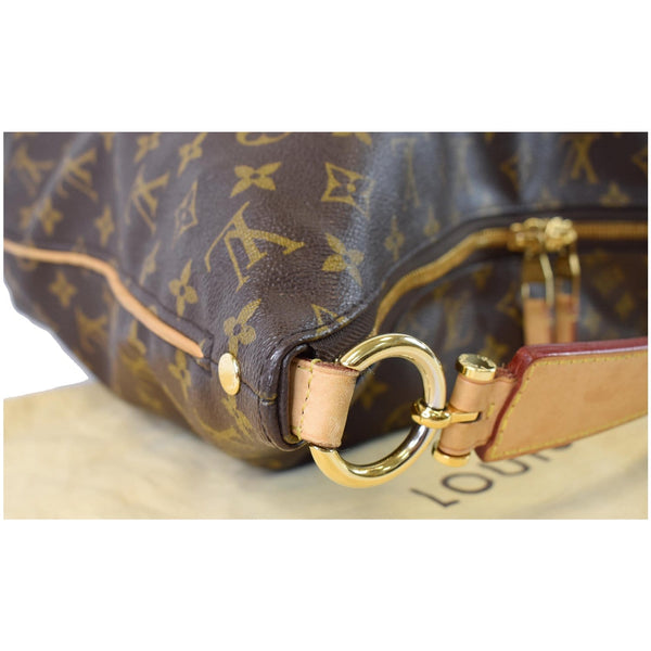 LOUIS VUITTON Sully MM Monogram Canvas Shoulder Bag Brown