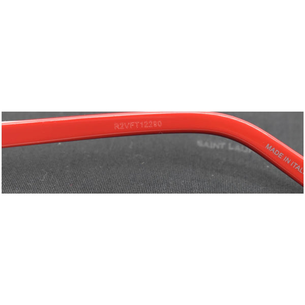 YVES SAINT LAURENT SL277 003 Red Sunglasses Gray Lens