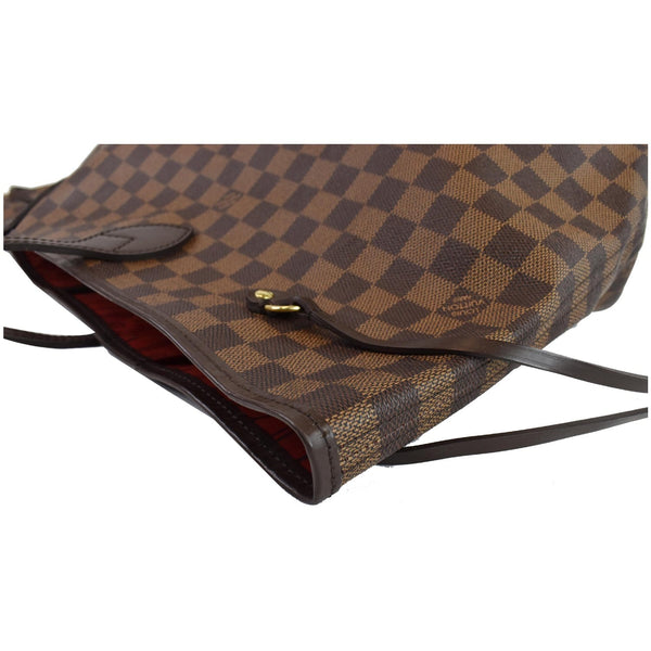 LOUIS VUITTON Neverfull GM Damier Ebene Shoulder Bag Brown