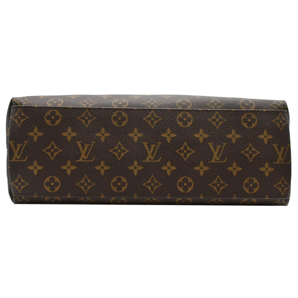 LOUIS VUITTON Tuileries Monogram Canvas Hobo Bag Black