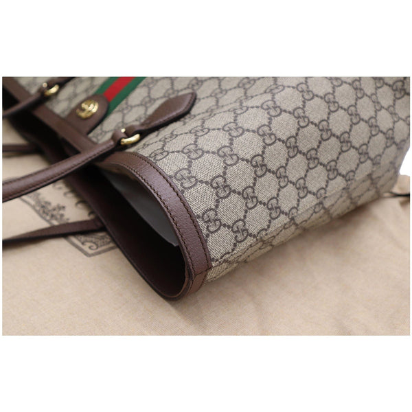 Gucci Ophidia Medium GG Supreme Canvas Tote Bag Beige