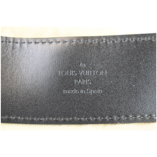 Louis Vuitton LV Initiales Damier Graphite Belt Black - made in Spain