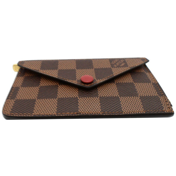 LOUIS VUITTON Damier Ebene Recto Verso Card Holder Brown