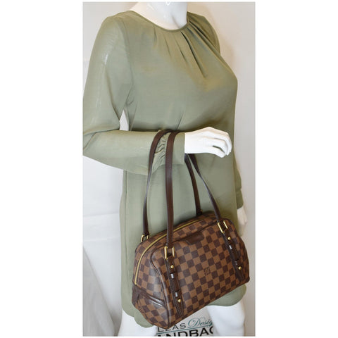 Louis Vuitton Rivington PM Damier Ebene Shoulder Bag - elbow handbag