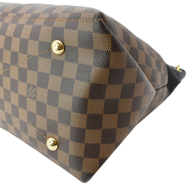 LOUIS VUITTON Maida Damier Ebene Hobo Shoulder Bag Noir
