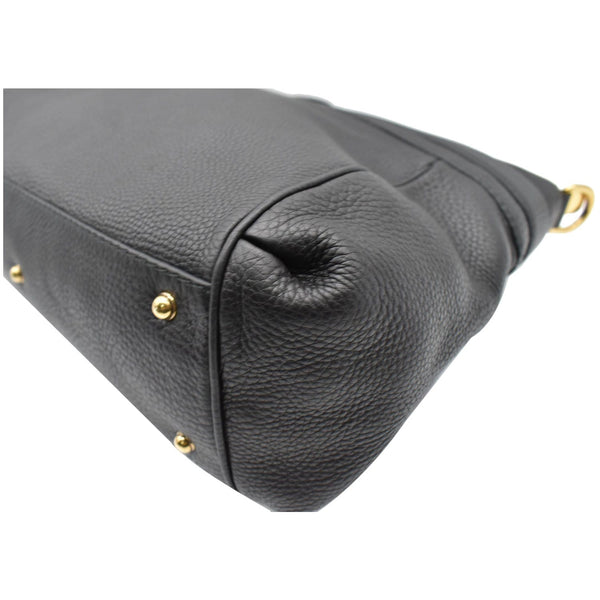 Gucci Ride Medium Pebbled Leather Top Handle bag protection feet