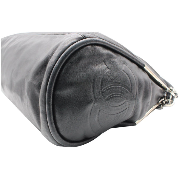 Chanel Large Ultimate Soft Leather Hobo Bag Black -DDH
