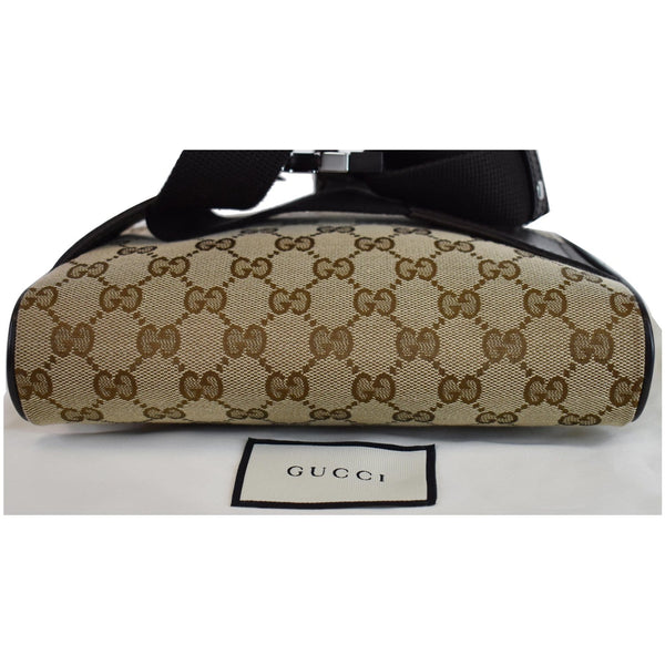 GUCCI GG Monogram Canvas Belt Bag Beige 449174