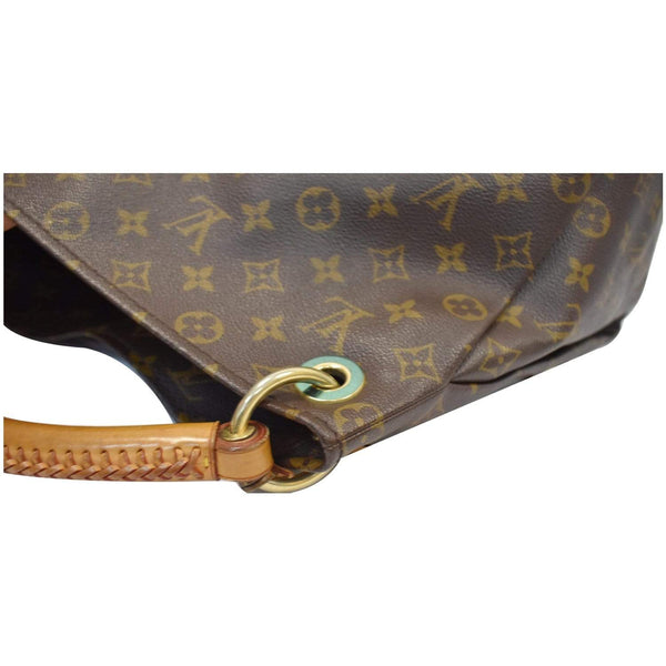 LOUIS VUITTON Artsy MM Monogram Canvas Shoulder Bag Brown
