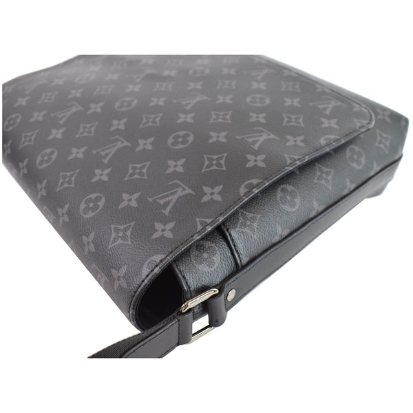 LOUIS VUITTON District MM Monogram Eclipse Messenger Bag Black