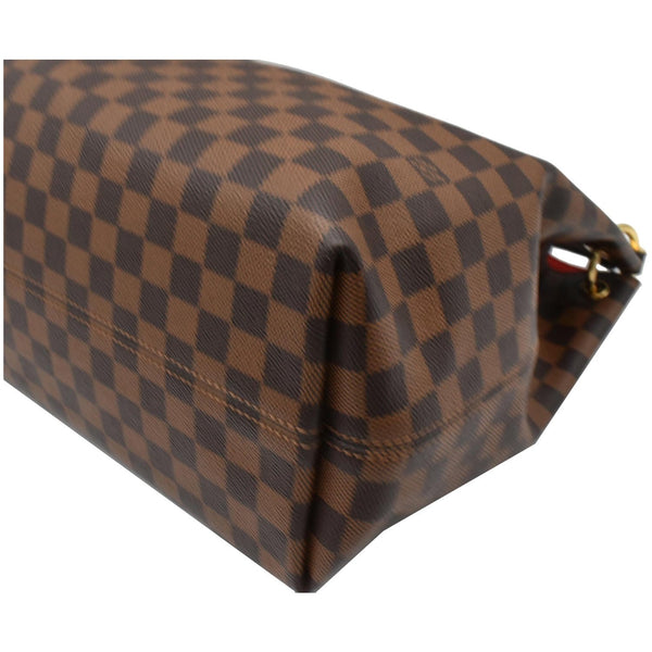 LOUIS VUITTON Graceful MM Damier Ebene Shoulder Bag Brown