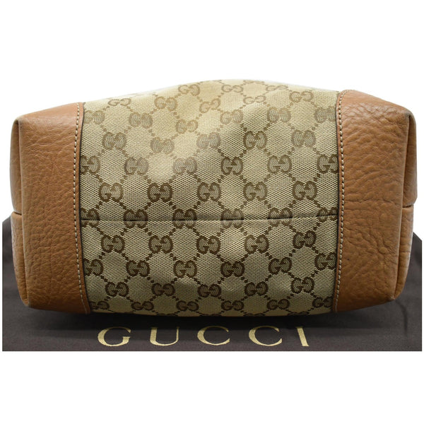 GUCCI Medium Charm GG Canvas Tote Bag Beige 247237