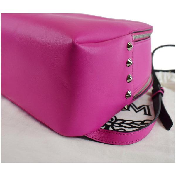 MCM Mini Duchess Polke Studs Backpack side metal studs