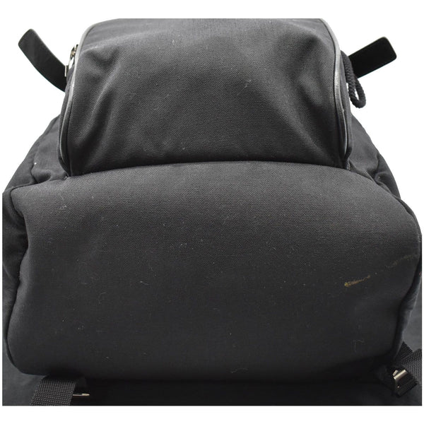 YVES SAINT LAURENT Hunting Rucksack Canvas Backpack Bag Black