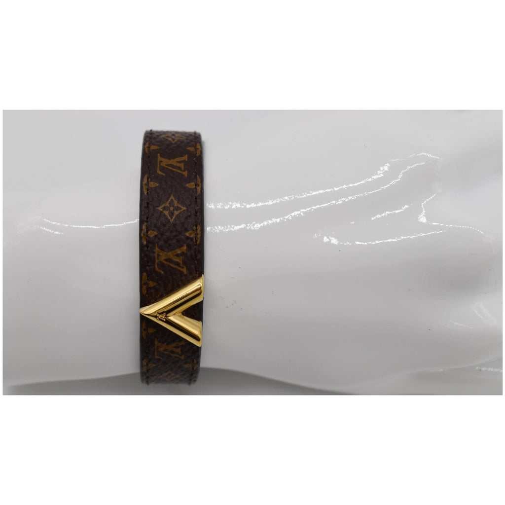 Louis Vuitton Essential V Bracelet Monogram Canvas Brown 1792174