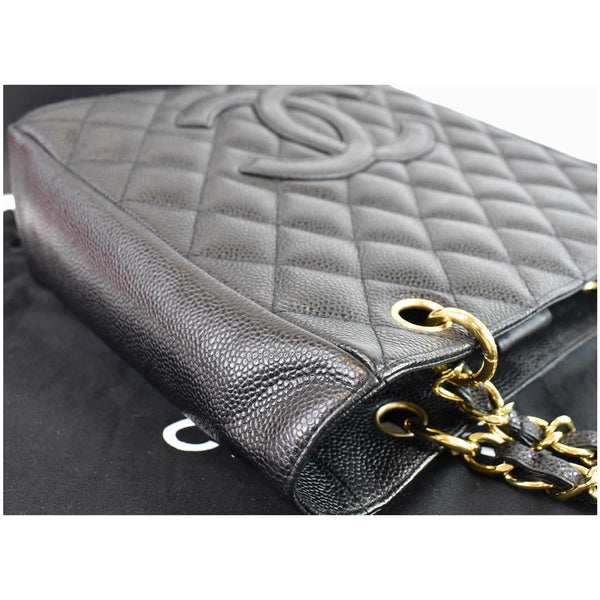 CHANEL Petit Shopping Tote PST Tote Bag Black