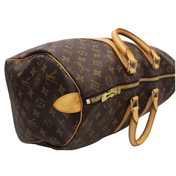 Louis Vuitton Keepall 45 Monogram Canvas Travel Bag - leather