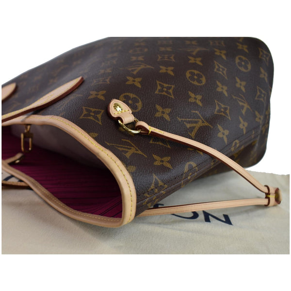 LOUIS VUITTON Monogram Canvas Neverfull MM Brown Tote Bag