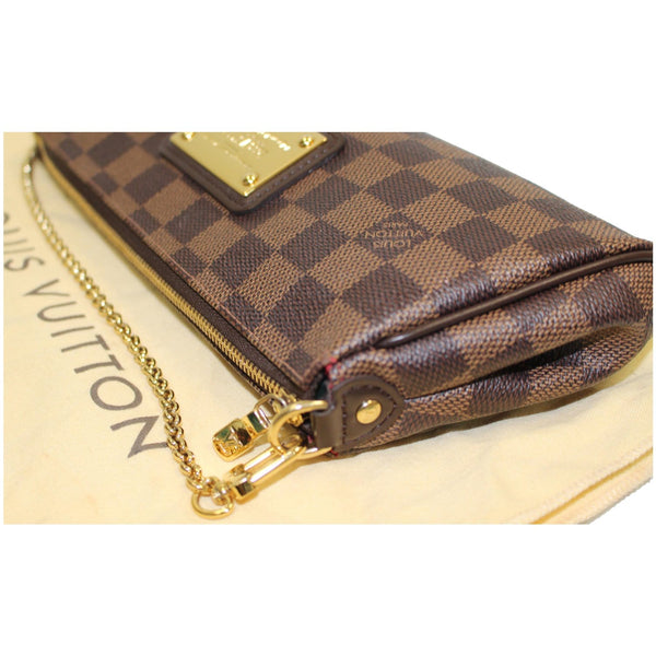 Louis Vuitton Pochette Eva Damier Ebene Clutch brown