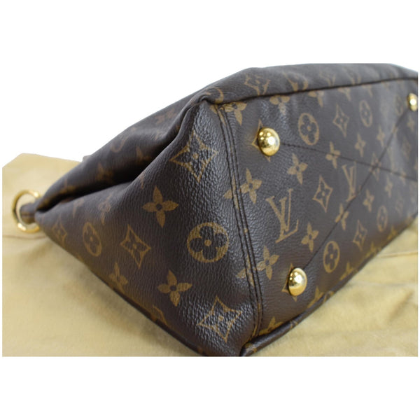 LOUIS VUITTON Pallas Monogram Canvas 2Way Shoulder Bag Brown
