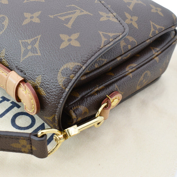 LOUIS VUITTON Metis Pochette Monogram Canvas Crossbody Bag Brown