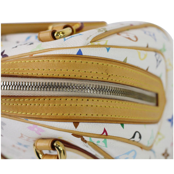 LOUIS VUITTON Priscilla Monogram Multicolore Canvas Handbag White