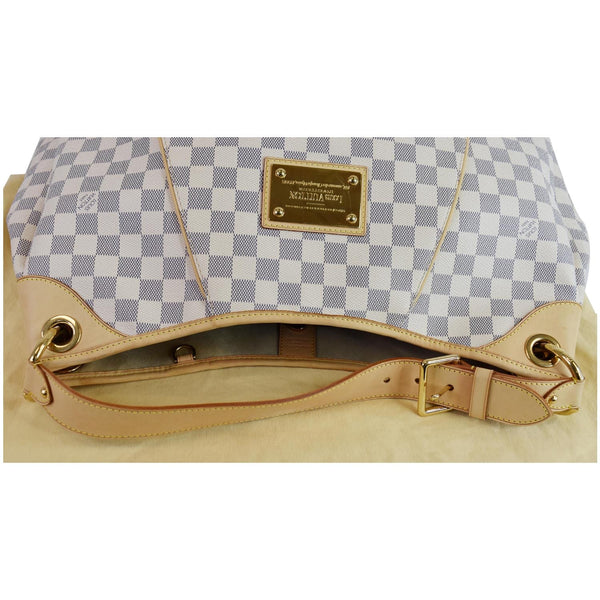 LOUIS VUITTON Galliera GM Damier Azur Shoulder Bag White