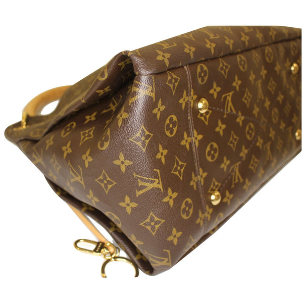 LOUIS VUITTON Artsy MM Monogram Canvas Shoulder Bag Brown
