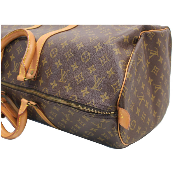 exterior lv Keepall 55 Monogram Canvas Travel Bag