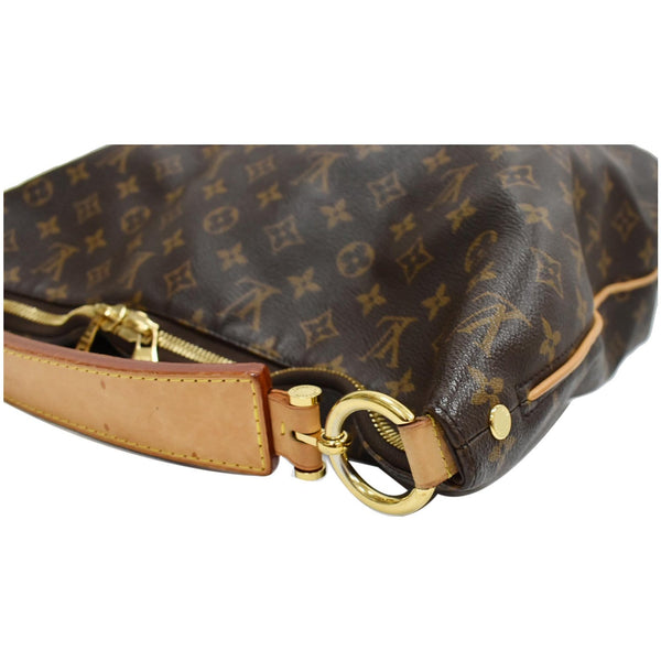 LOUIS VUITTON Sully MM Monogram Canvas Shoulder Bag Brown