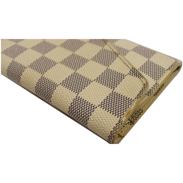 LOUIS VUITTON Josephine Damier Azur Wallet White