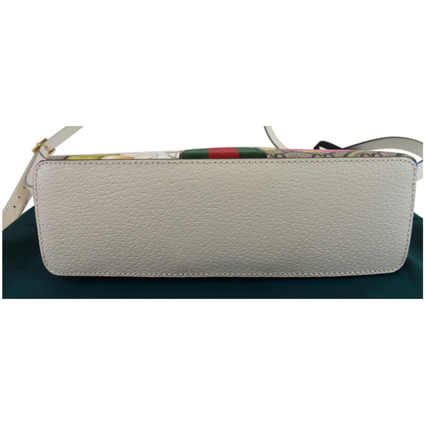 GUCCI Ophidia Flora Small Supreme Canvas Shoulder Bag Beige 499621 - Final Sale