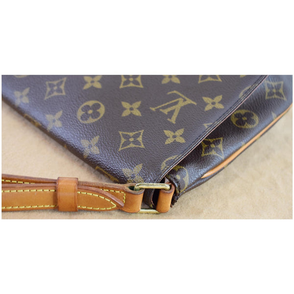 LOUIS VUITTON Musette Tango Monogram Canvas Shoulder Bag Brown