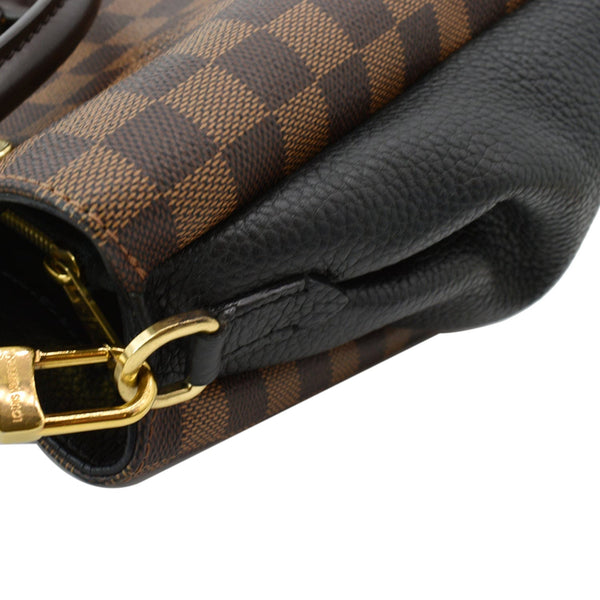 LOUIS VUITTON Brittany Damier Ebene Shoulder Bag Brown