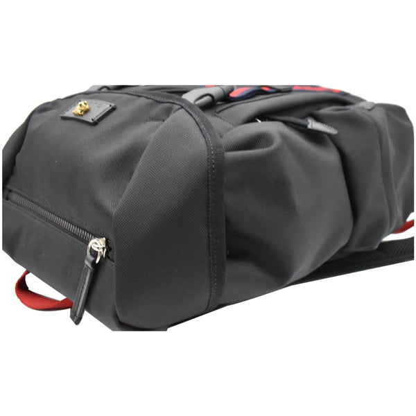 Gucci Techno Fabric Backpack Bag Black - Dallas Handbags