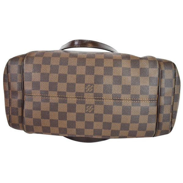 LOUIS VUITTON Totally MM Damier Ebene Shoulder Bag Brown