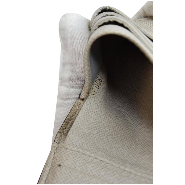 LOUIS VUITTON Monogram Dentelle Elise Wallet Silver