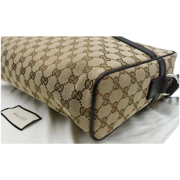 GUCCI GG Monogram Canvas Messenger Bag Dark Brown 449173