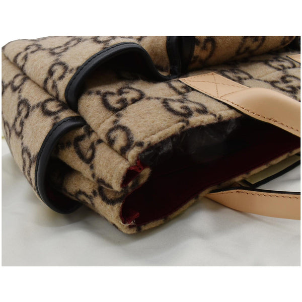 GUCCI Children's GG Supreme Wool Tote Bag Beige 686159