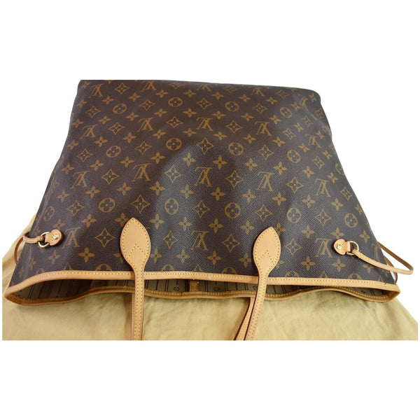LOUIS VUITTON Neverfull GM Monogram Canvas Tote Shoulder Bag Brown