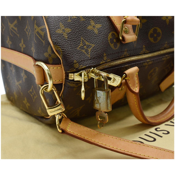 Louis Vuitton Speedy 30 Bandouliere Monogram Canvas Bag
