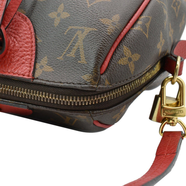 LOUIS VUITTON Retiro NM Monogram Canvas 2Way Shoulder Bag Red
