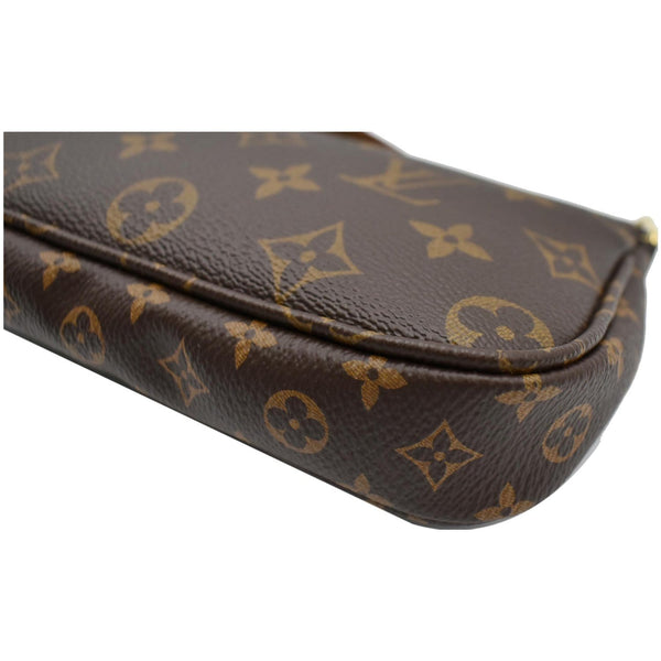 LOUIS VUITTON  Mini Pochette Monogram Canvas Accessoires Pouch Brown