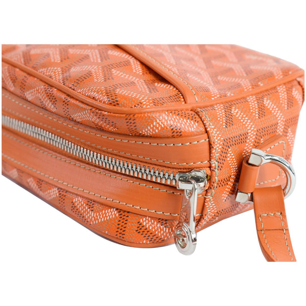 GOYARD Cap Vert Coated Canvas Messenger Bag Orange