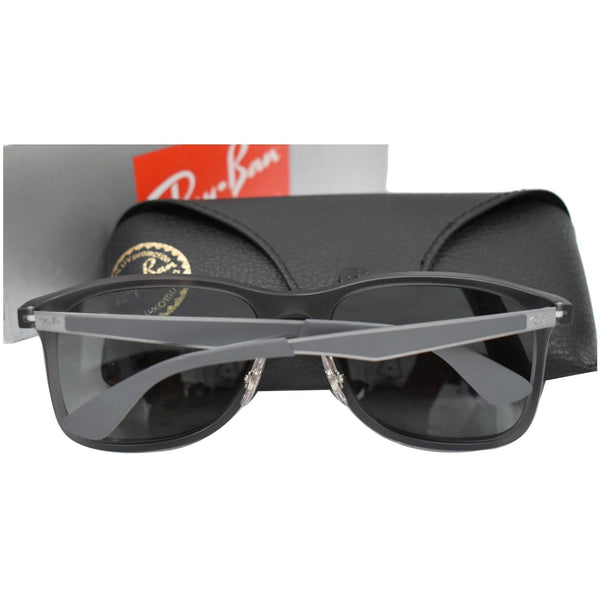 RAY-BAN RB4313-637988 Sunglasses Grey Silver Mirror Gradient Lens