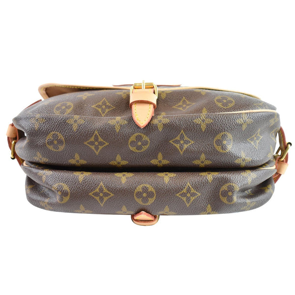 LV Saumur 30 Monogram Canvas bag folded bottom