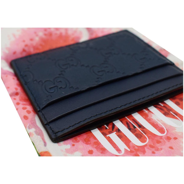 Gucci Guccissima Leather Signature Card Case - DDH