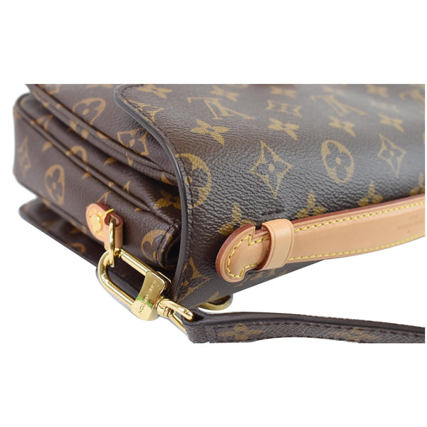 LOUIS VUITTON Metis Pochette Monogram Canvas Crossbody Bag Brown