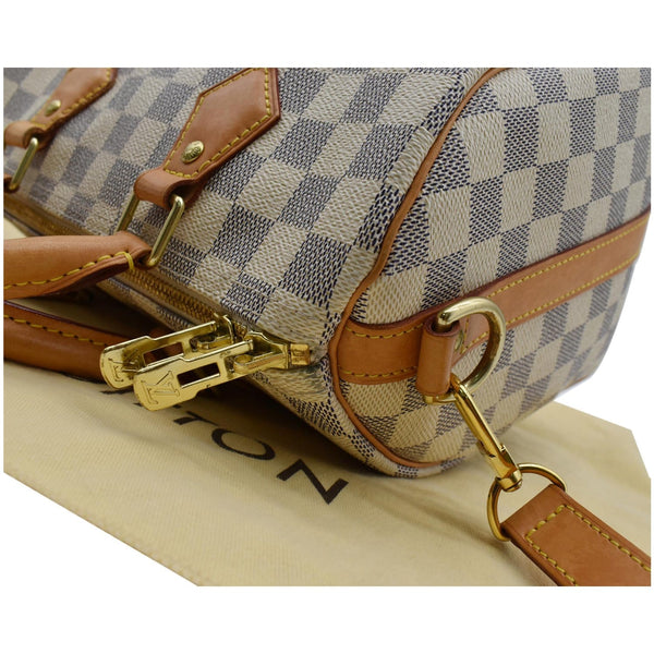 preloved Lv Speedy 25 Bandouliere Damier Azur 2way Bag