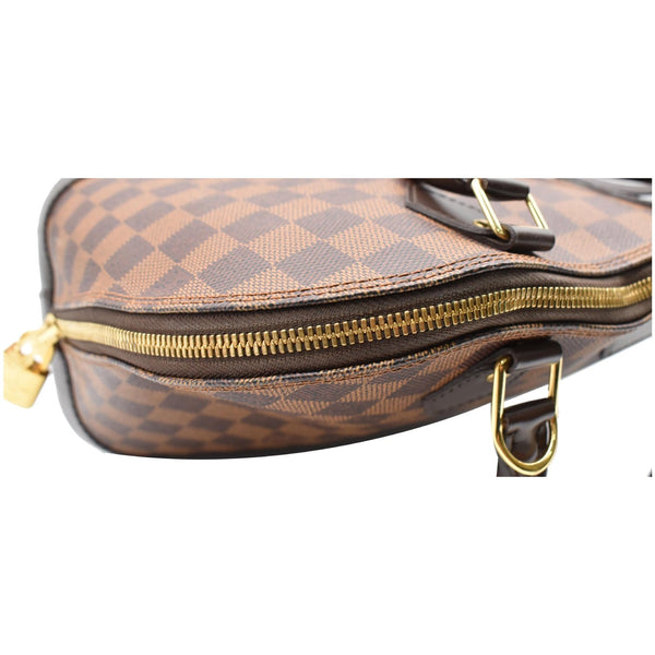 Louis Vuitton Alma Damier Ebene Satchel Bag Brown - DDH